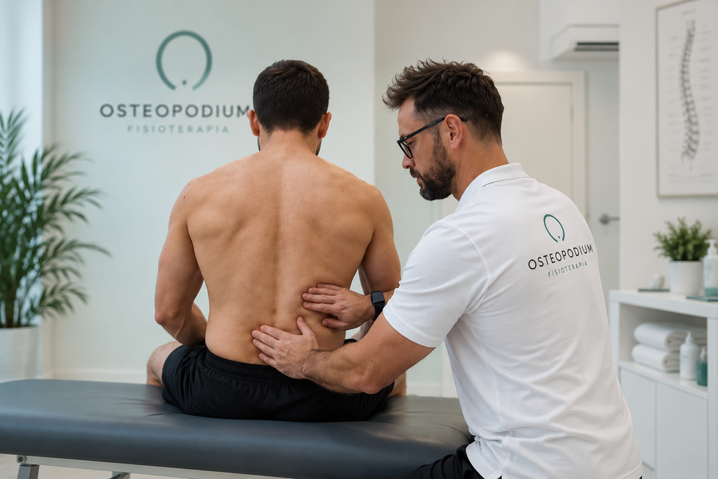 Valoración de fisioterapia para dolor lumbar en Osteopodium Sonseca